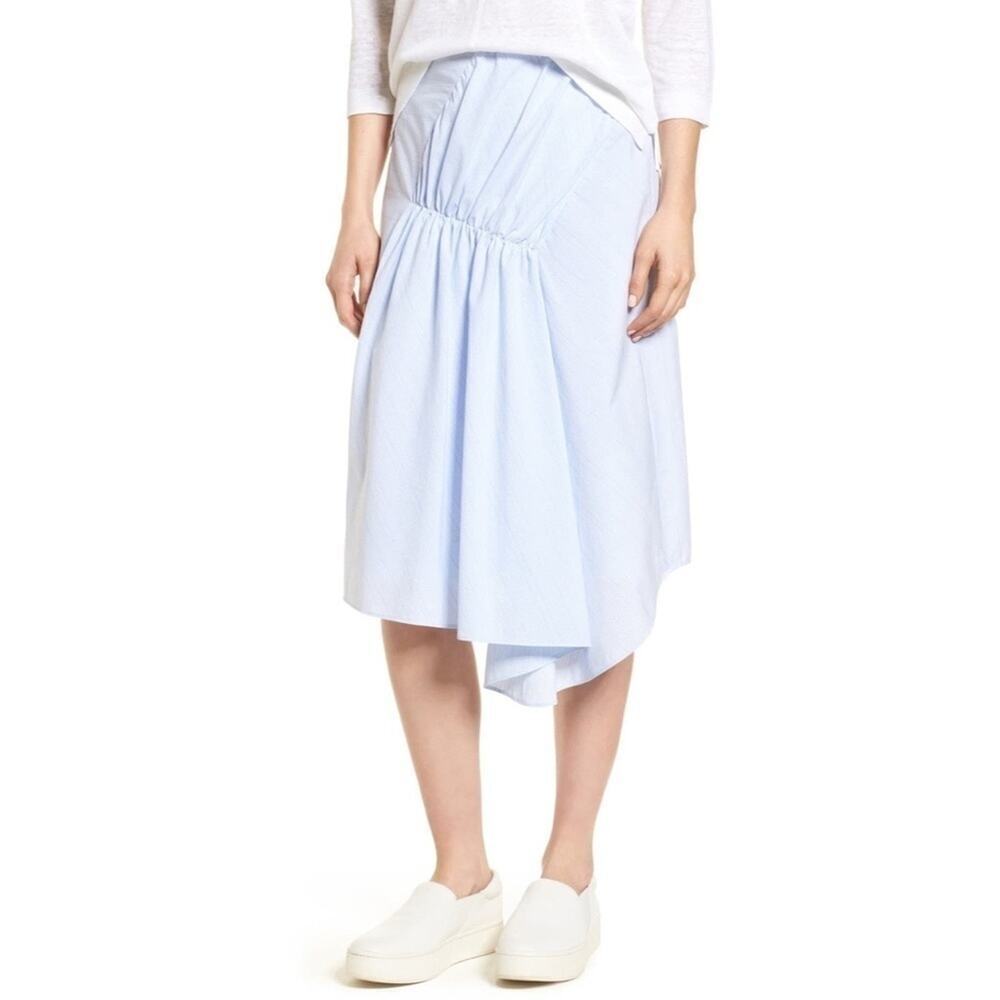NWOT Nordstrom Signature Asymmetrical Stripe Skirt